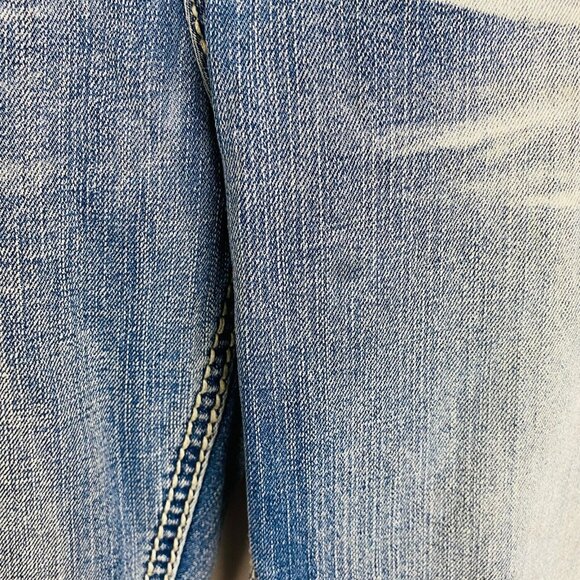 Axe & Crown Jeans Slim Fit Men's W 36 L 30 Whiskered Straight Scratchy * - Picture 4 of 12